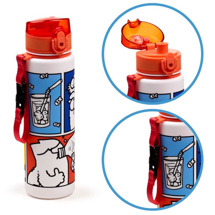 Botella de Agua Inastillable Gato Simon's Cat 2024 600ml