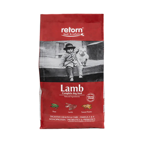 Pienso Natural para Perros de Cordero (3 Kg)