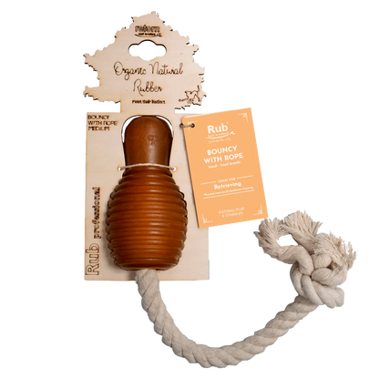 Juguete para Perros - Rub Bouncy with Rope - Medio