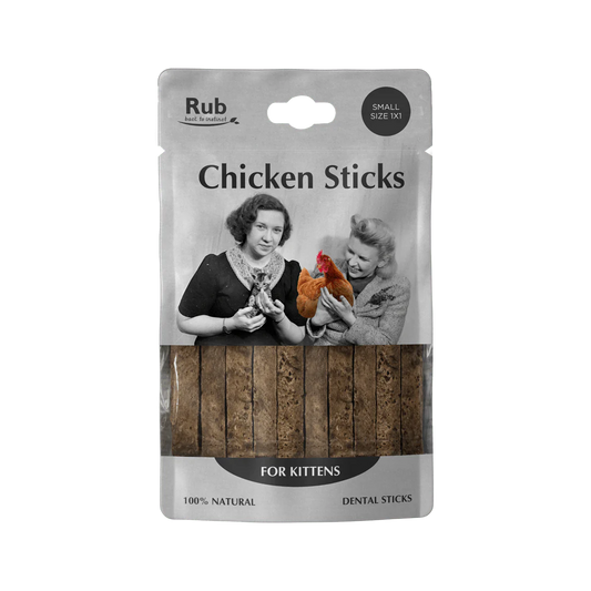 Premio Rub Stick Dental de Pollo para Gatitos 100g - Small Size 1x1