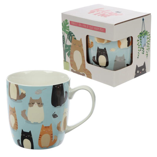 Taza de Porcelana Gato Feline Fine