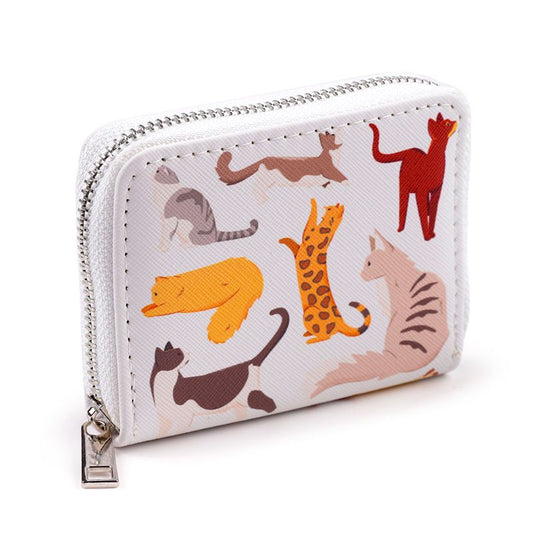 Cartera con Cremallera Gato Feline Fine Pequeña